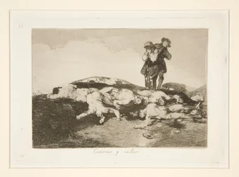 Begrav dem og hold dig stille, pl. 18 fra The Disasters of War