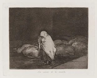 Dødens senge, tavle 62 fra The Disasters of War