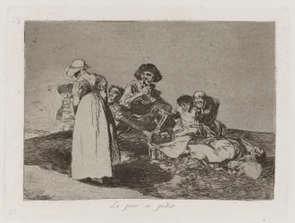 The Worst Is to Beg (The Worst Is to Beg), Plade 55 fra The Disasters of War