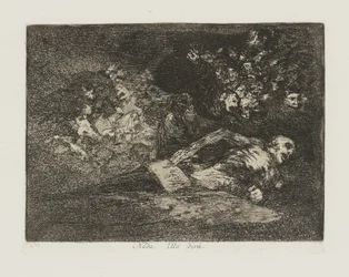 Nogen. vil det sige? (Intet. Begivenheden vil fortælle.), pl. 69 fra serien The Disasters of War