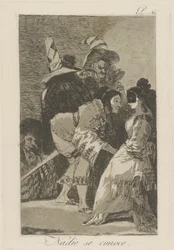 Nadie se conoce. (Ingen kender sig selv.), pl. 6 fra serien Los caprichos