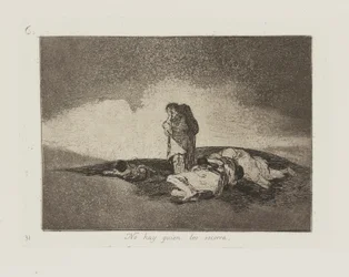 Der er ingen til at hjælpe dem. (Der er ingen til at hjælpe dem.), pl. 60 fra serien The Disasters of War