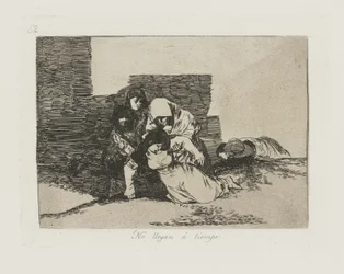 Kommer de ikke? vejr. (De ankommer ikke i tide.), pl. 52 fra serien The Disasters of War