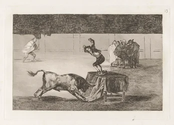 Endnu en galskab af ham på samme firkant (Another Madness of his in the Same Ring), tavle 19 fra La tauromaquia