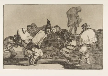Plade 14 fra Disparates: Carnival Folly, ca. 1816-23 udgivet 1864.