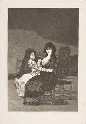Plade 15 fra Los Caprichos: Pretty Advice Smukke råd, 1799.