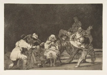 Plade 17 fra Disparates: Loyalitet, ca. 1816-23 udgivet 1864.