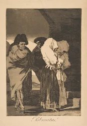 Tallerken 22 fra Los Caprichos: Stakkels små piger! Probrecitas!, 1799, posthumt indtryk.
