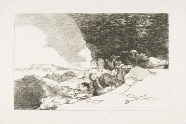 Plade 23 fra The Disasters of War Los Desastres de la Guerra: The Same Elsewhere. ..., 1810.