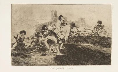 Plade 24 fra The Disasters of War Los Desastres de la Guerra: They ..., 1810 udgivet 1863.