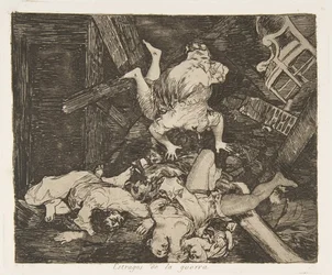 Plade 30 fra The Disasters of War Los Desastres de la Guerra: Ravag..., 1810 udgivet 1863.
