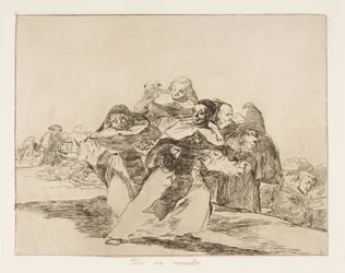 Plade 42 fra The Disasters of War Los Desastres de la Guerra: Every..., 1810 udgivet 1863.