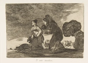 Plade 45 fra The Disasters of War Los Desastres de la Guerra: And t..., 1810 udgivet 1863.