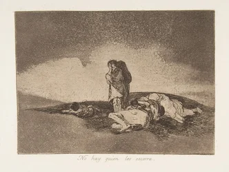 Plade 60 fra The Disasters of War Los Desastres de la Guerra: Th..., 1811-12 udgivet 1863.