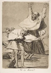 Tavle 80 fra Los Caprichos: Det er tid Ya es hora., 1799.