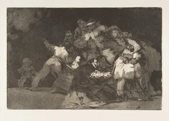 Plade 9 fra Disparates:General dårskab, ca. 1816-23 udgivet 1864.
