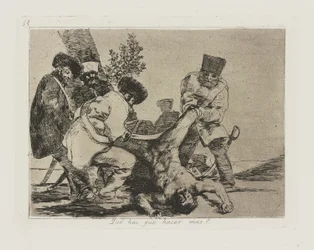 hvad? skal du gøre mere? (Hvad mere kan der gøres?), pl. 33 fra serien The Disasters of War