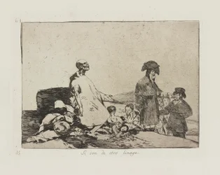 Hvis de er af anden slægt. (Måske er de af anden race.), pl. 61 fra serien The Disasters of War