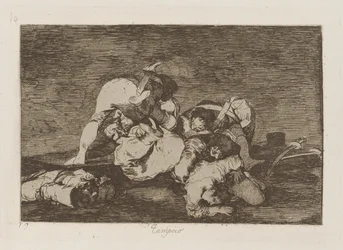 Hverken (heller [Do These] Heller), pl. 10 fra serien The Disasters of War