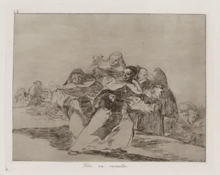 Alt er topsy-turvy, Plade 42 fra The Disasters of War