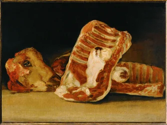 Nature Morte a la tete de mouton - Stilleben med fårehoved ...
