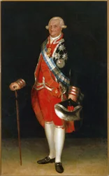 Karl IV, konge af Spanien ... (maleri på lærred)