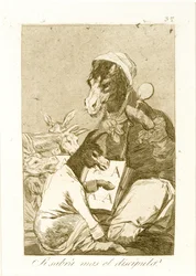 Kan eleven vide mere? Fra Los Caprichos, udgivet første gang 1799 (ætsning og akvatint)