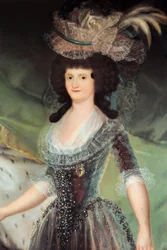 Portræt af Marie Louise af Parma (Maria Luisa de Parma