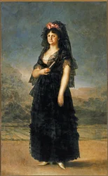Dronning Maria Luisa ... (maleri på lærred)