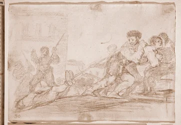 The Disasters of War: Han fortjente det (forberedende tegning
