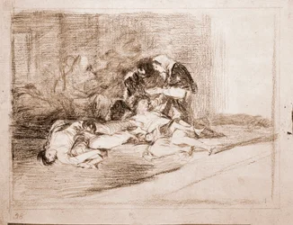 The Disasters of War: Hvad er en skål til? (forberedende tegning