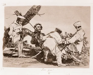 The Disasters of War: Hvorfor (radering fra forberedende tegning