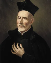 Calasanz, Sankt Joseph (1556-1648). Spansk religiøs mand og pædagog. Saint Joseph Calasanctius (olie på lærred)