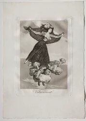 Ochenta Caprichos: Volaverunt, 1793-1798.
