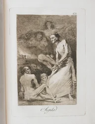 Tallerken fra Los Caprichos, 1797-1798