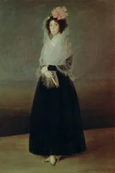Portræt af grevinden af Carpio (1757-95), markise de la Solana, ca. 1793