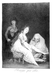 Hun beder for hende, 1799