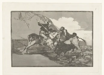 Stierenjacht te paard Hvordan de gamle spaniere jagede tyrene til hest i marken Stierenvechten (serietitel) Tyrefægtning (serietitel)