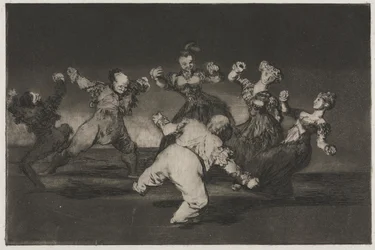 Ordsprogene: Hvis Marion vil danse, så må hun tage konsekvenserne, 1864.