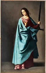 Great Martyr Euphemia (olie på lærred