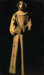 St. Francis fra Assisi, c.1640 (olie på lærred)