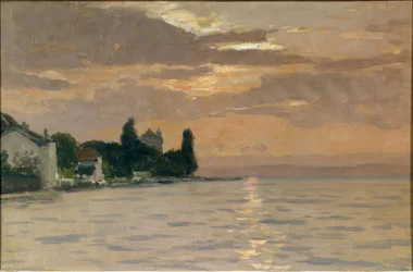 Søen og Jura fra Savoyens bred