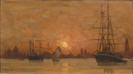 Venedig, solnedgang bag San Marco