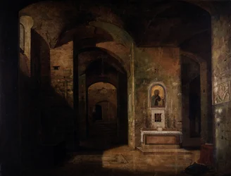 Krypten i basilikaen San Martino ai Monti i Rom