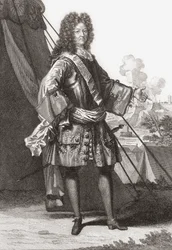 Ludvig XIV, Ranskan ja Navarran kuningas. (Tulosta)