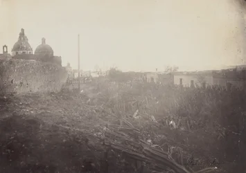 Arkitektstudie i Mexico, 1864-69.