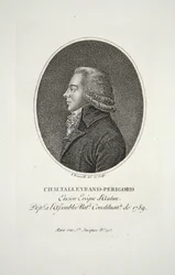 Mr Talleyrand-Perigord, Encien Eveque dAutun, pub. 1791
