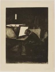 Francois Bonvin Radering
