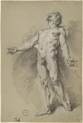 Apollo, ca. 1752 (sort kridt)