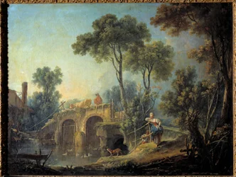 Bromaleriet af Francois Boucher (1703-1770) 1751 søn. 0,66x0,84m